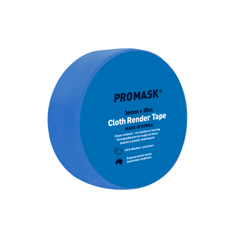 PROMASK Korean Cloth Render Tape 36mm x 25M - GO Industrial - 16KCT36