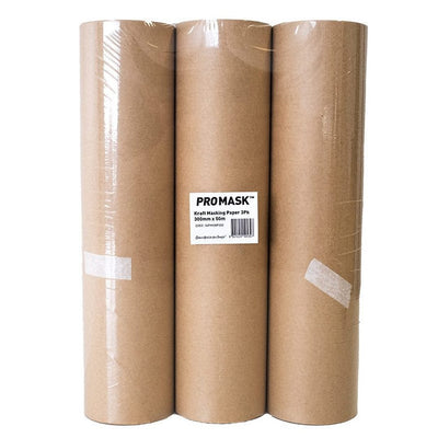 PROMASK Kraft Masking Paper 3 Pack