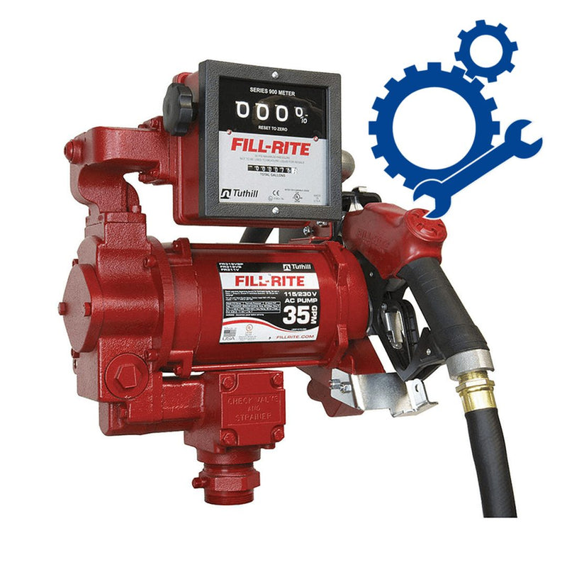 FILL - RITE 300 Series Pump Kit 240V AC 130lpm Rebuild Kit - GO Industrial - R1300KTF7794