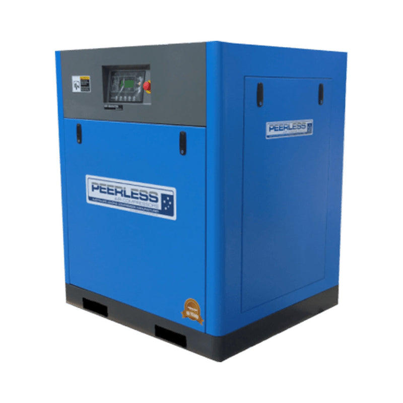PEERLESS 10HP Rotary Screw Compressor 8 Bar 1200LPM - GO Industrial - HQS10/8B