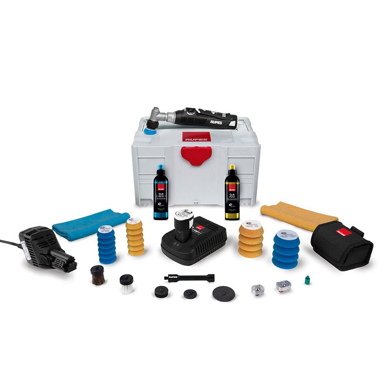 RUPES Nano Ibrid Short Neck Bigfoot Deluxe Kit - GO Industrial - HR81ML/LUX