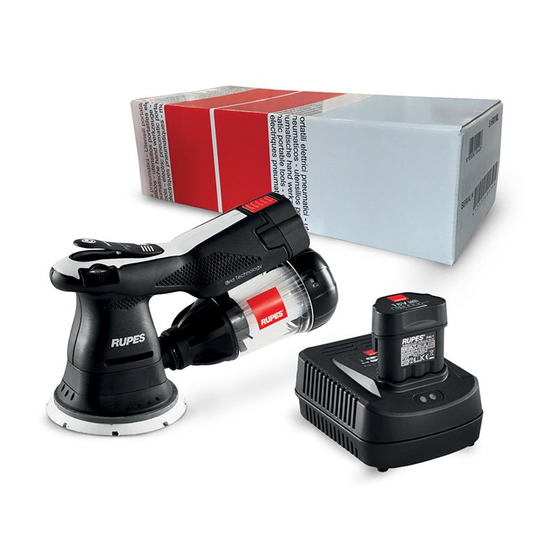 RUPES Random Orbital Mini Sander with Battery & Charger - GO Industrial - HSR73/STB