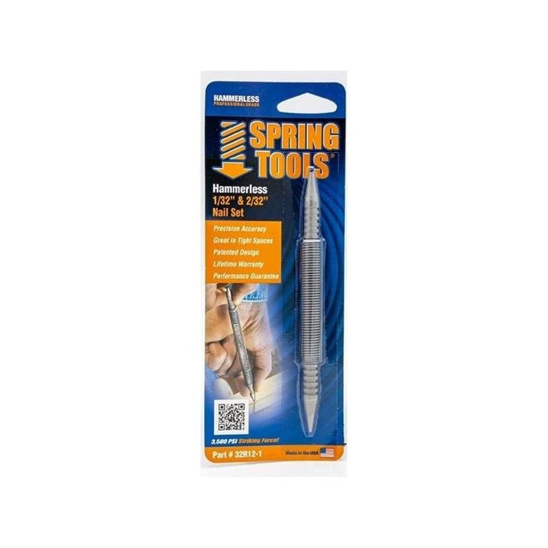 SPRING TOOLS Hammerless Nail Punch Set - GO Industrial - 22STR121