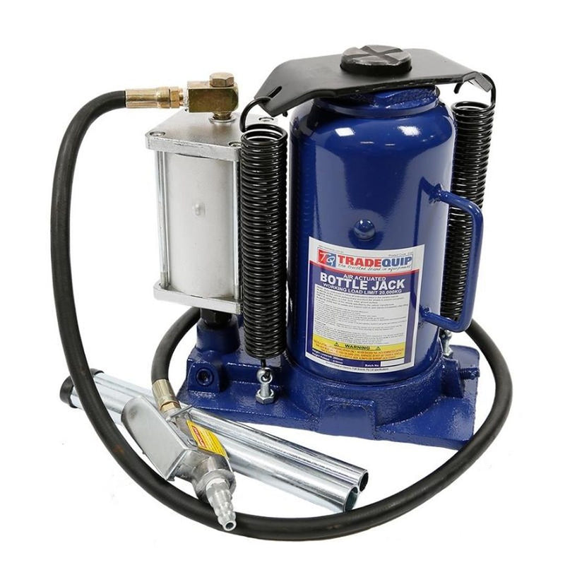 TRADEQUIP 20T Bottle Jack Air / Manually Operated - GO Industrial - 2026T