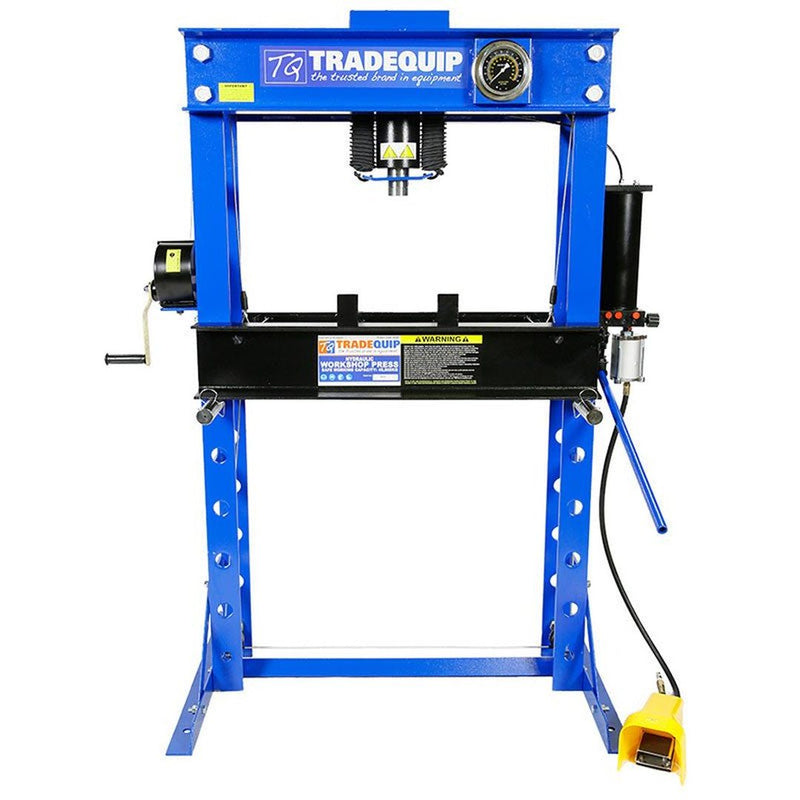 TRADEQUIP Air/Hydraulic Press 45T Rated - GO Industrial - 2038T