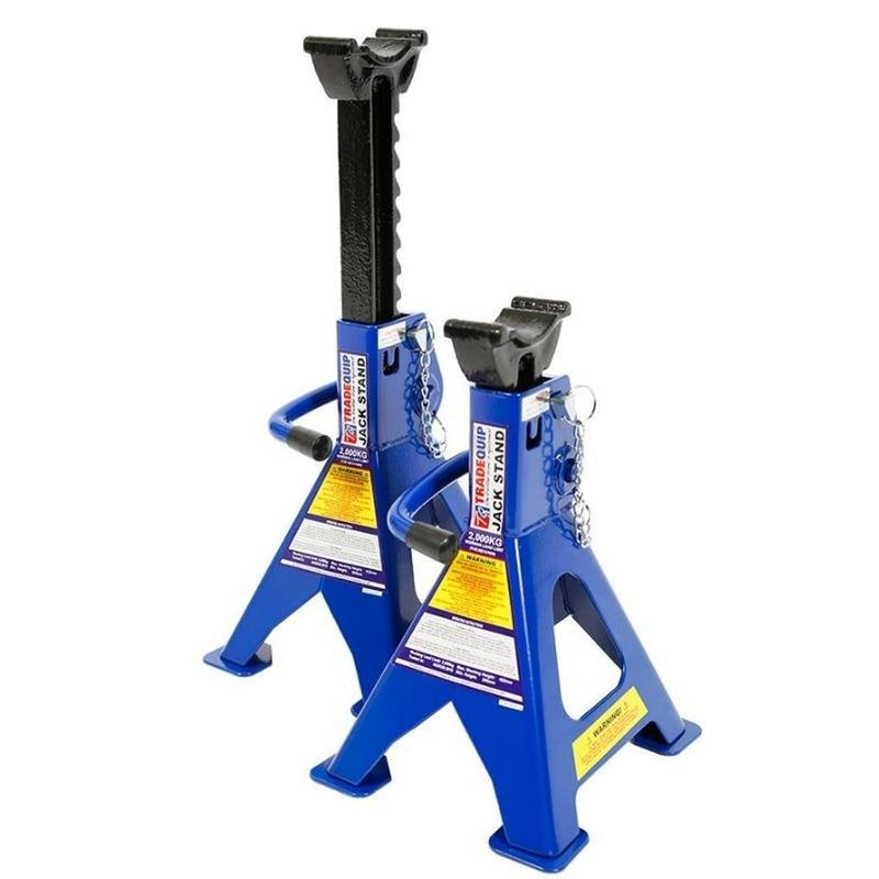 TRADEQUIP Jack Stands 2T Capacity Set of 2 - GO Industrial - 1128T