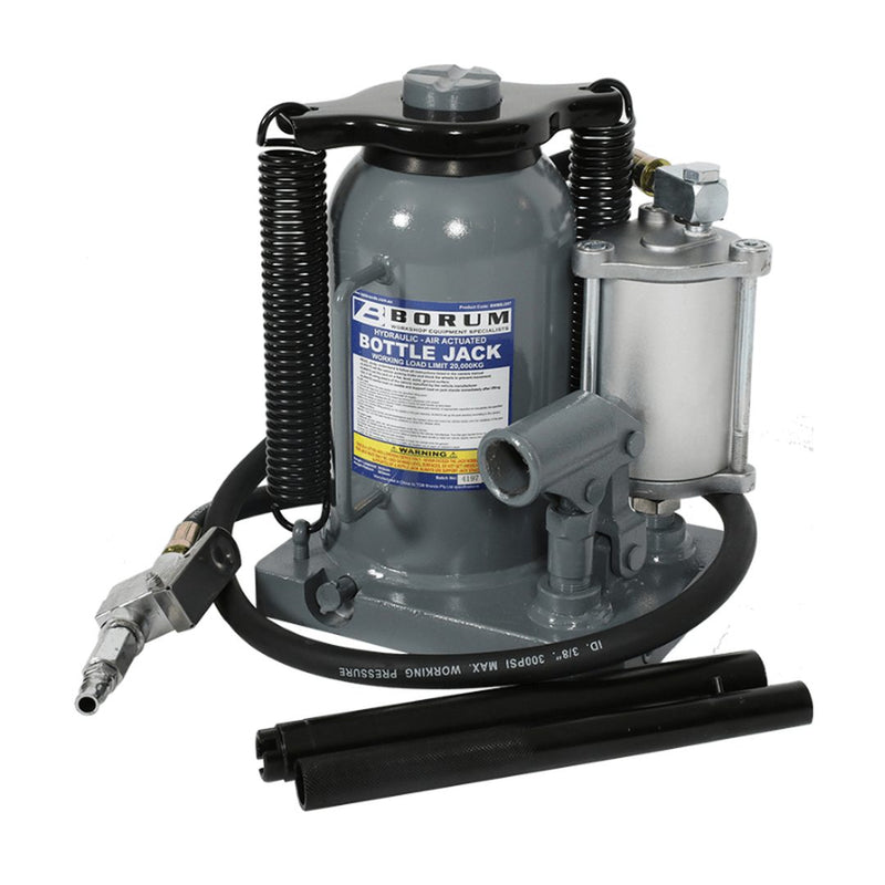 BORUM Air/Hydraulic Bottle Jack 20,000Kg - GO Industrial - BWBBJ20T