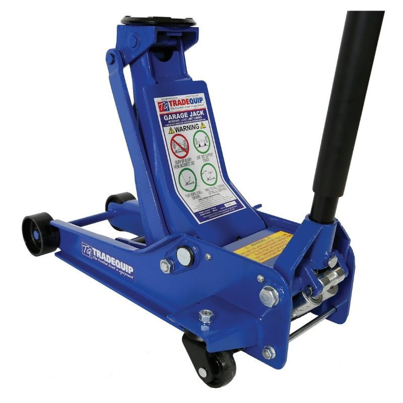 TRADEQUIP 3 Tonne Trolley Jack - GO Industrial - 2906T