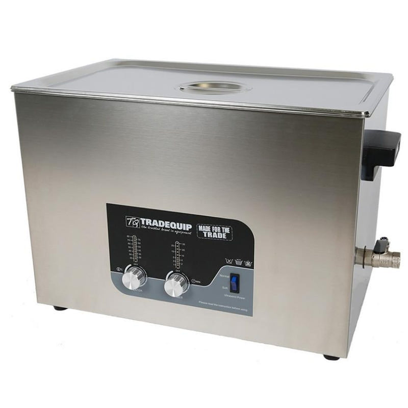 TRADEQUIP Ultrasonic Parts Cleaner 27 Litre - GO Industrial - 1038T