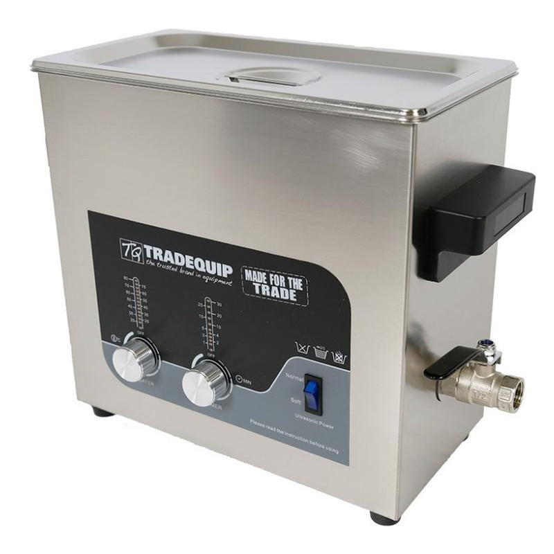 TRADEQUIP Ultrasonic Parts Cleaner 6 Litre - GO Industrial - 1036T