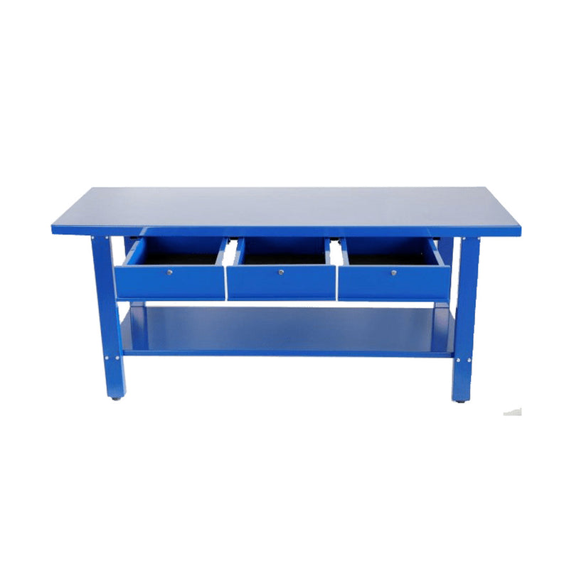 TRADEQUIP Workbench 3 Drawer 2000L x 860H x 640W mm - GO Industrial - 1012T