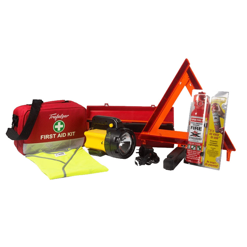 TRAFALGAR Vehicle First Aid and Breakdown Pack - GO Industrial - 876399
