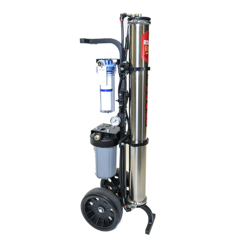 TUCKER FILTER Trolley RIVAL Stainless Steel 4 Stage RO/DI System - GO Industrial - T - CART - RIVAL