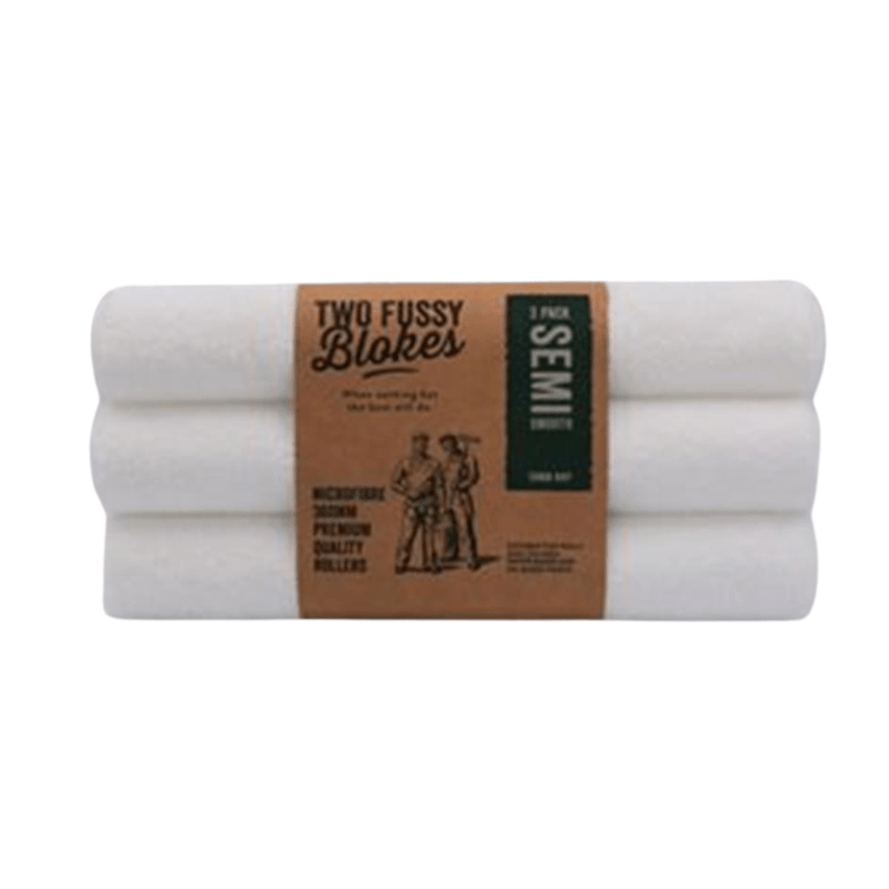 TWO FUSSY BLOKES 10mm Nap 360mm Microfibre Paint Rollers - GO Industrial - MF - 360 - 10 - 3PK
