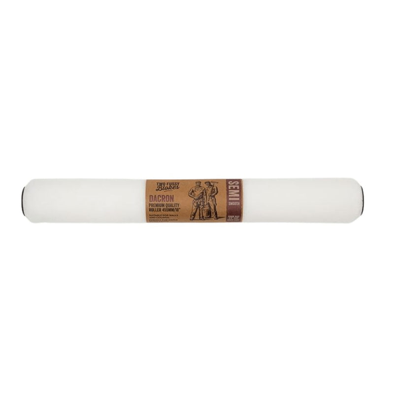 TWO FUSSY BLOKES 10mm Nap 455mm Dacron Paint Rollers - GO Industrial - DC - 455 - 10 - SGL