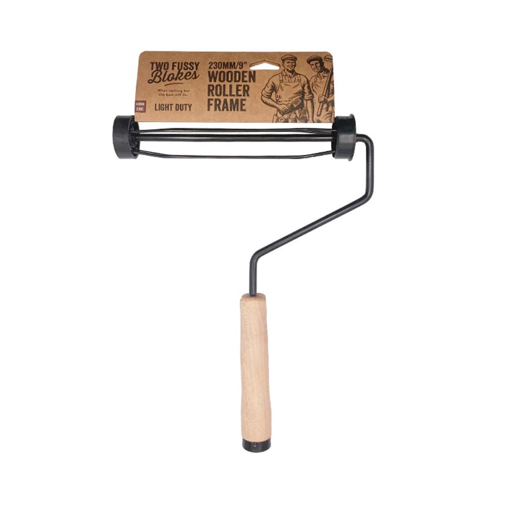 TWO FUSSY BLOKES 230mm Wide 38mm Core Light Duty Roller Frame - GO Industrial - FR - 230 - LD - SGL - 38