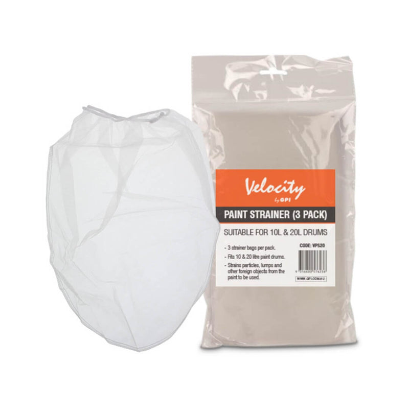 Velocity 10/20L Paint Strainer - 3 Pack - GO Industrial - VPS20