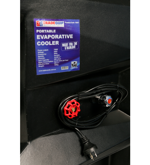 Tradequip Portable Evaporative Cooler 750W 1029T