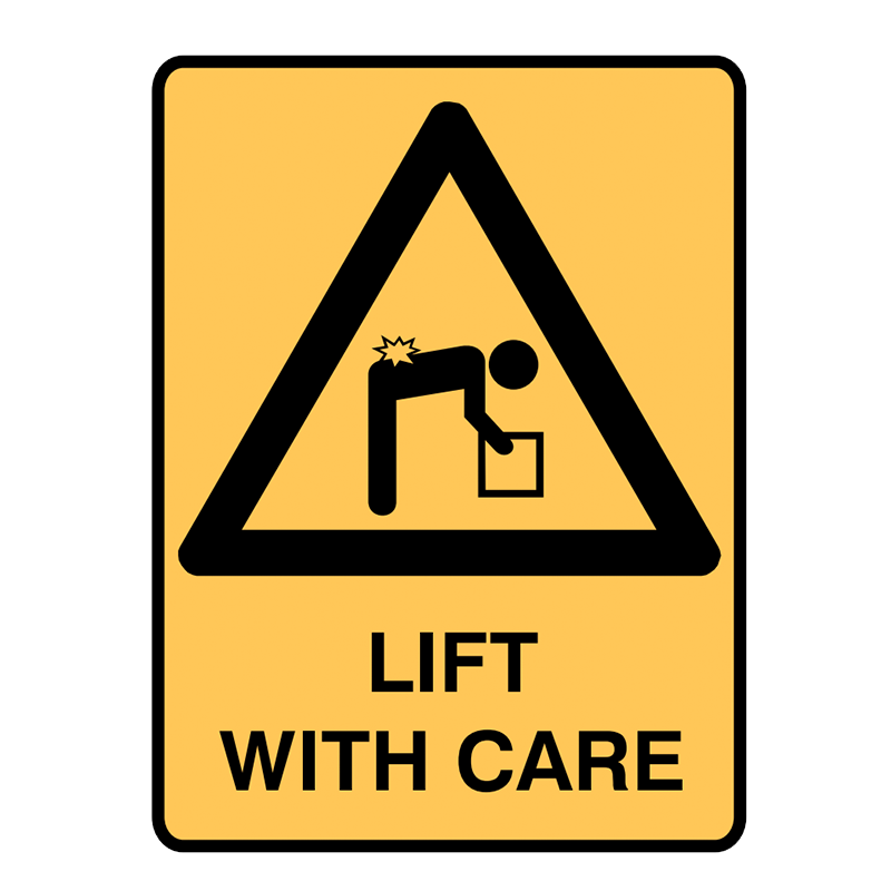 Brady Warning Signs: Lift With Care