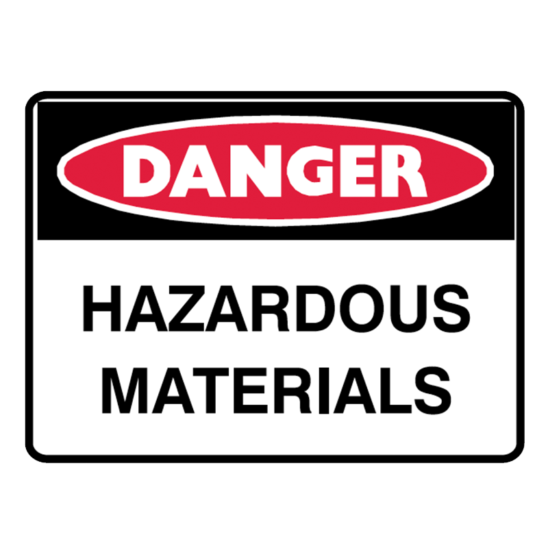 Brady Danger Sign Range: Hazardous Materials