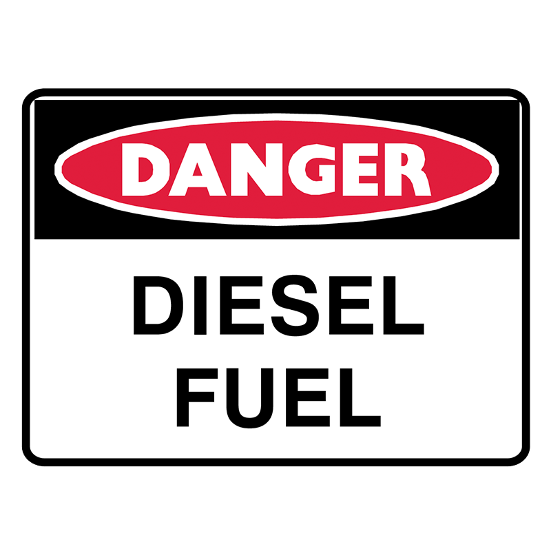 Brady Danger Sign Range: Diesel Fuel