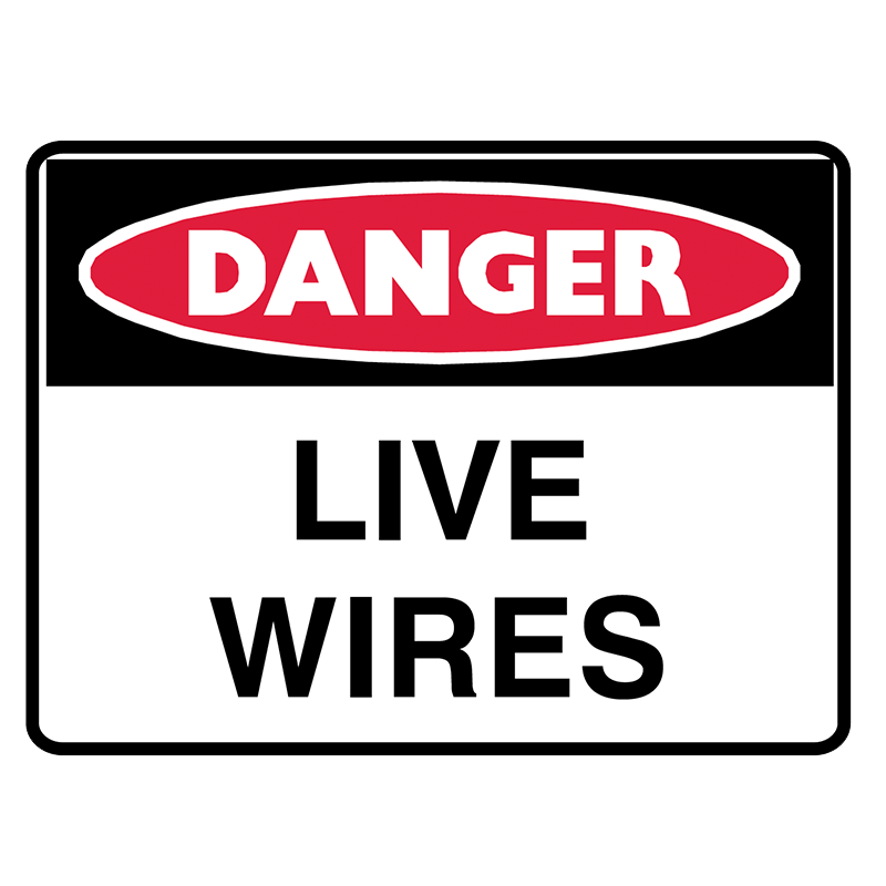 Brady Danger Sign Range: Live Wires