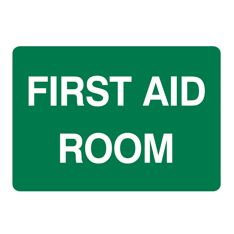 Brady Emergency Information Sign: First Aid Room