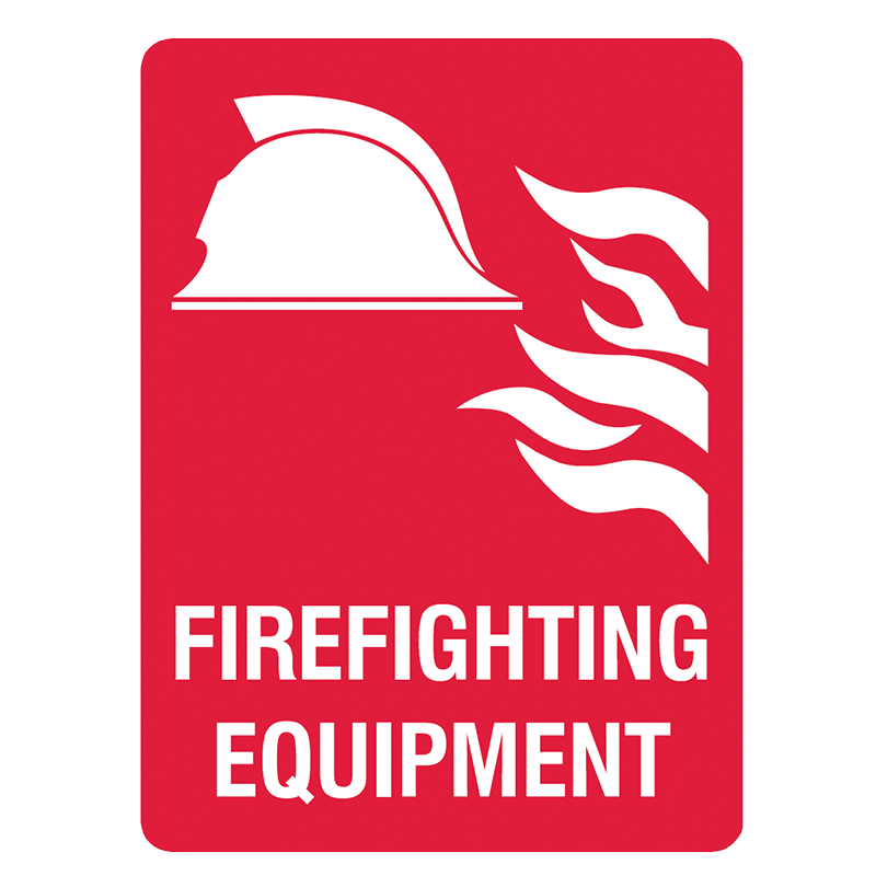 Brady Fire Equipment Signs: Firefighting Equipment