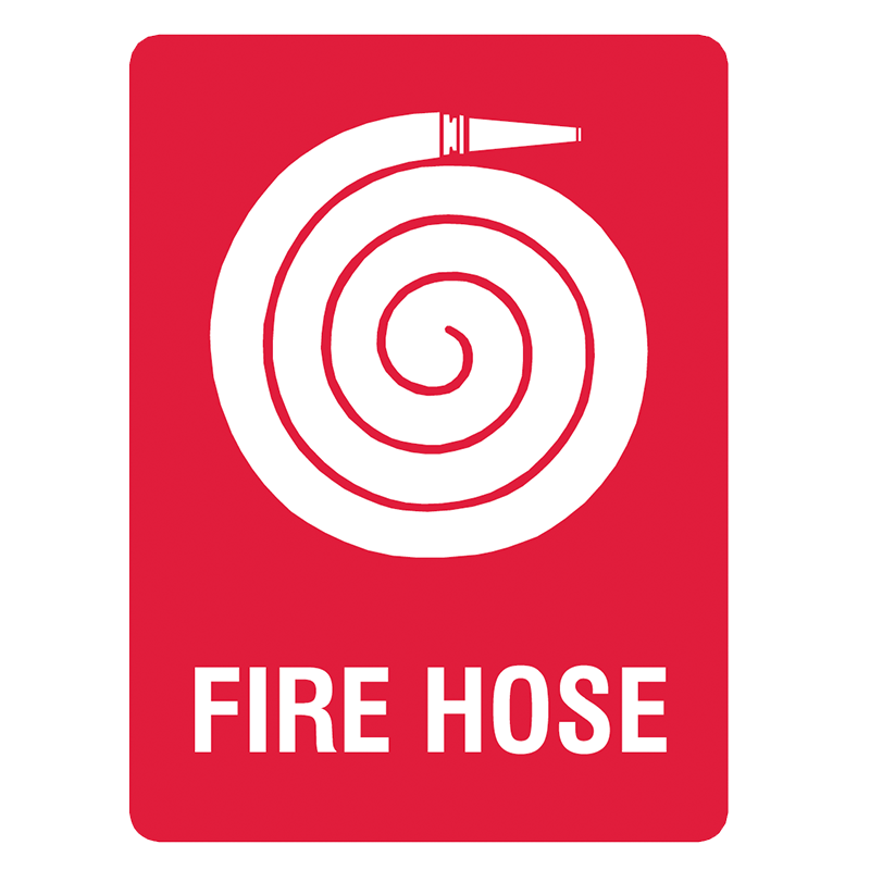 Brady Fire Equipment Signs: Fire Hose