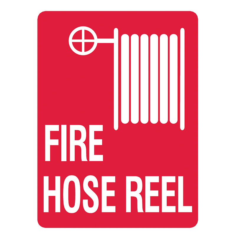 Brady Fire Equipment Signs: Fire Hose Reel