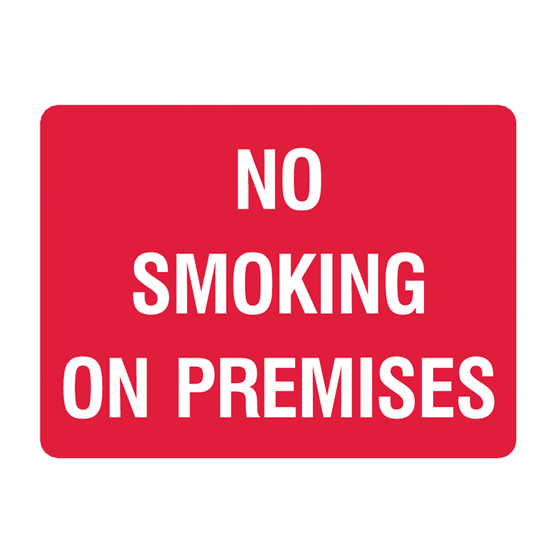Brady General Prohibition Sign: No Smoking On Premises