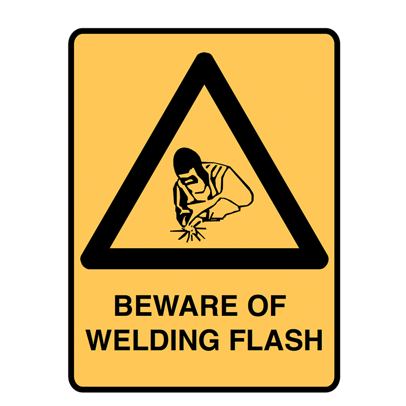 Brady Warning Signs: Beware of Welding Flash