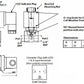 Dimensions - GO Solenoid Valve 1/4" S27 304 Stainless 3 Way 2 Position Direct Acting Normally Closed