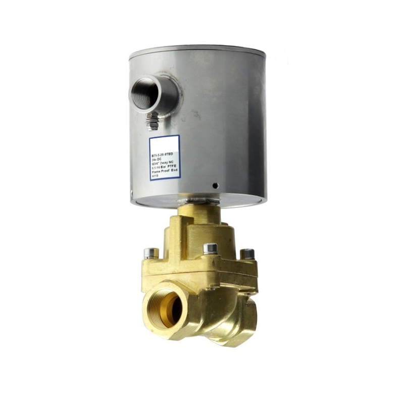 GO Solenoid Valve 1/2" to 2" B75ED Brass EXD Rated High Pressure Normally Closed Range