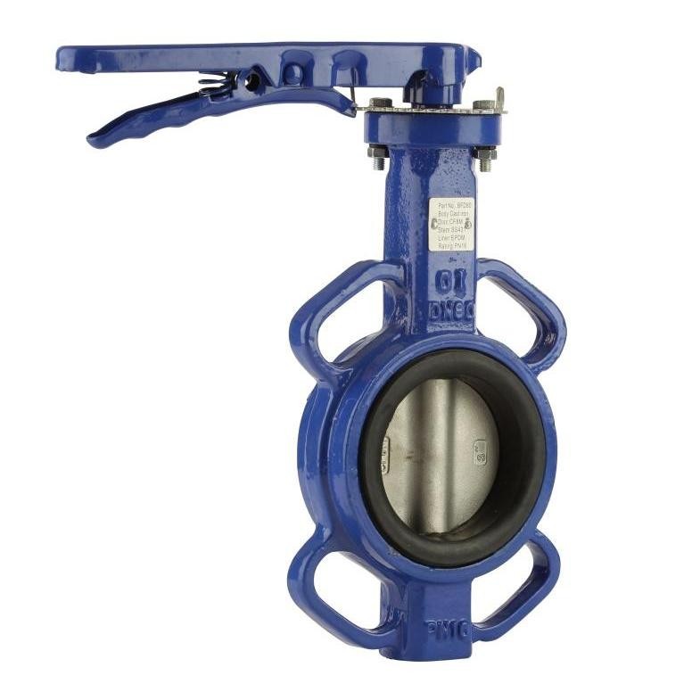 GO Butterfly Valve Manual CI Body 316 SS Disc EPDM Liner 2" to 24" BFD Range