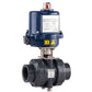 GO Ball Valve Actuated Electric PVC 1/2" to 4" BLPE Range
