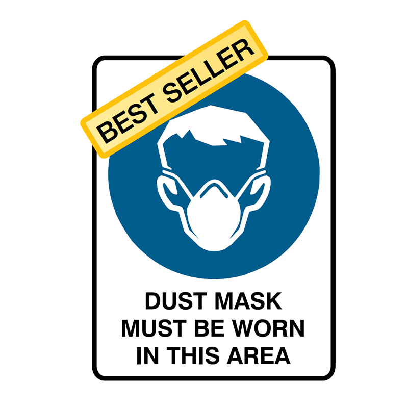 Brady Mandatory Sign Dust Mask Must Be Worn In This Area
