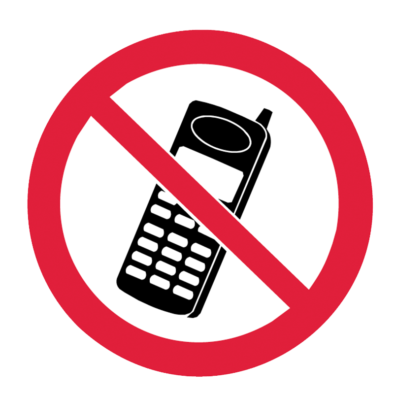 Brady Prohibitory Pictograms: No Mobiles