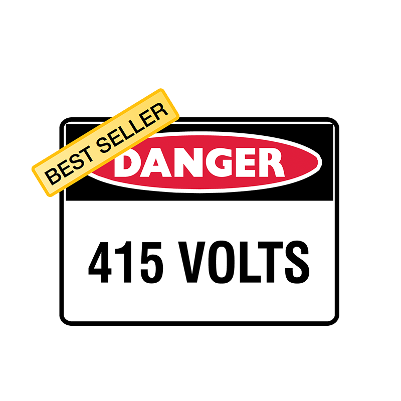 Brady Danger Sign Range 415 Volts
