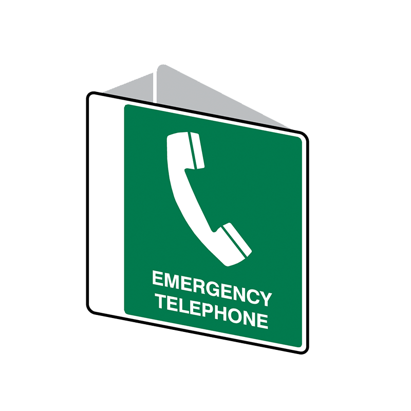 Brady First Aid Sign 2 Way Emergency Telephone