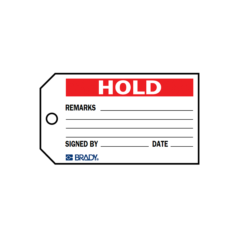 Brady Material Control Tag Hold 76144