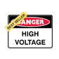 Brady Plastic Encapsulated Toughwash® Sign Range High Voltage