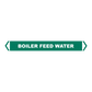 Brady Self Sticking Vinyl Pipe Marker Range - Boiler Feed Water