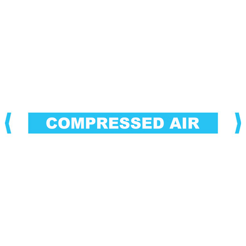 Brady Self Sticking Vinyl Pipe Marker Range - Compressed Air