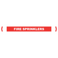Brady Self Sticking Vinyl Pipe Marker Range - Fire Sprinklers