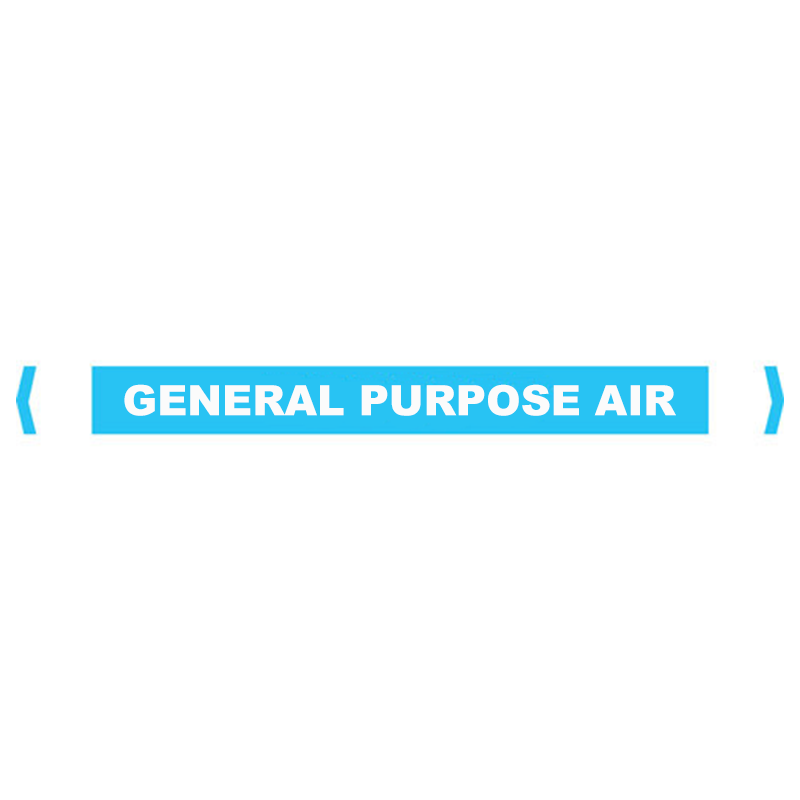 Brady Self Sticking Vinyl Pipe Marker Range - General Purpose Air