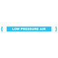 Brady Self Sticking Vinyl Pipe Marker Range - Low Pressure Air