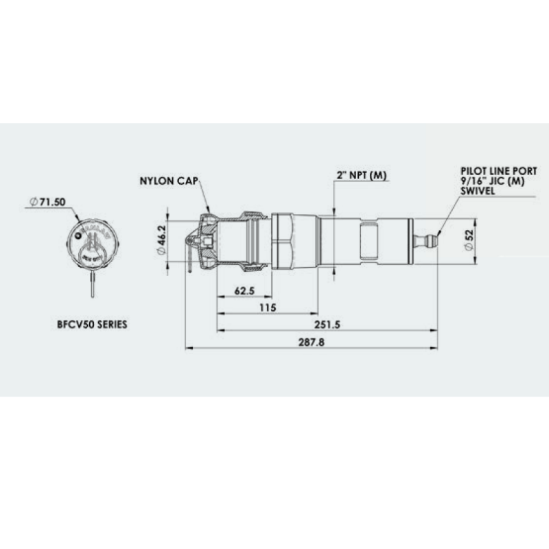 Banlaw Overfill Protection FillSafe Zero - Flow Control Valve 2”