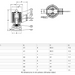 Dimensions - GO Solenoid Valve 1/4" to 1/2" B55 Petrochemical Direct Acting Normally Closed Range