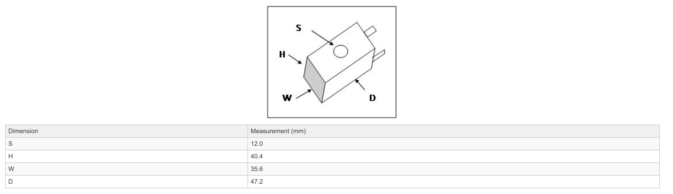 Dimensions - GO Solenoid Valve Coil 12mm 12v DC 17 W c/w DIN Plug SC-N12